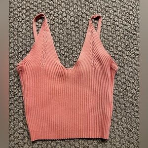 Pink tank top. Small